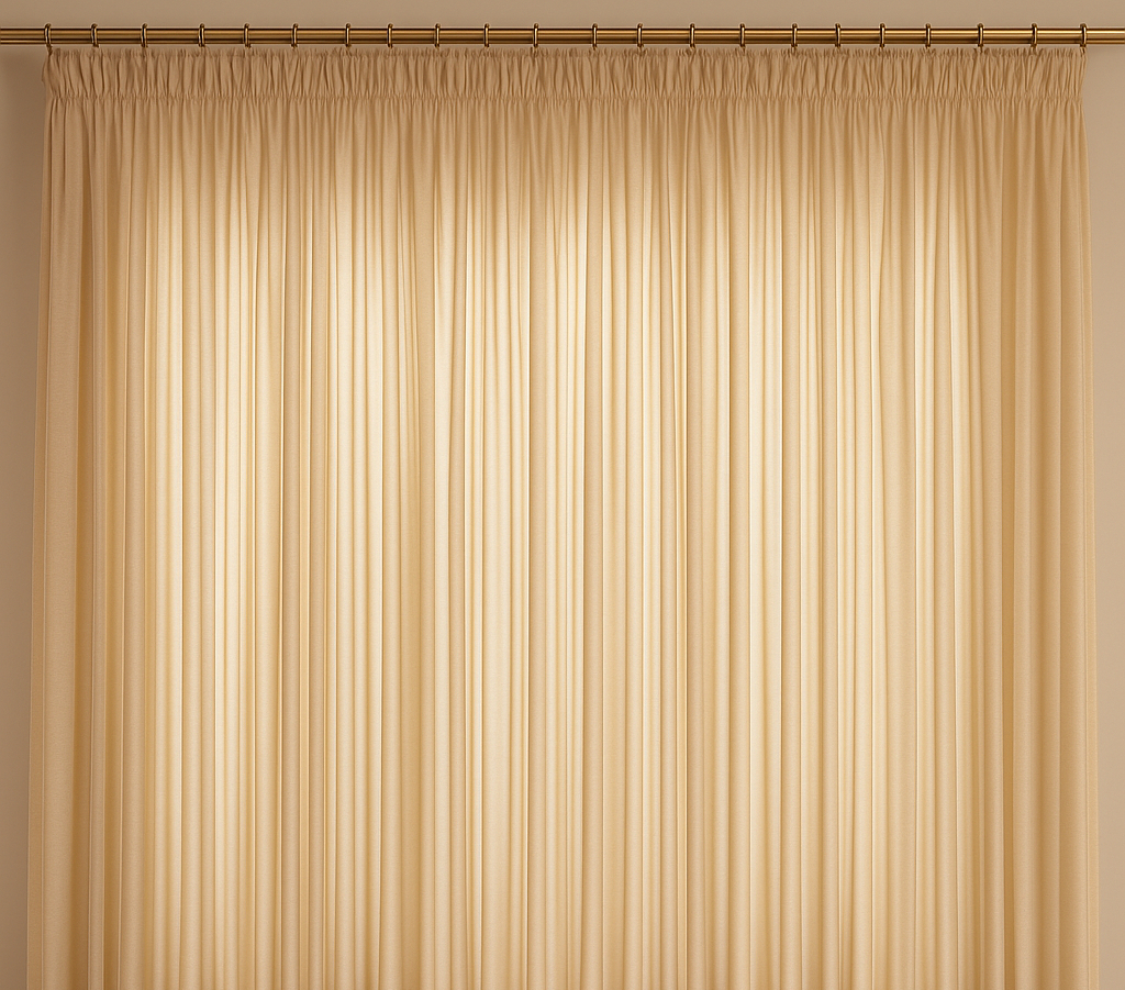 Cortina de Chale Franzida