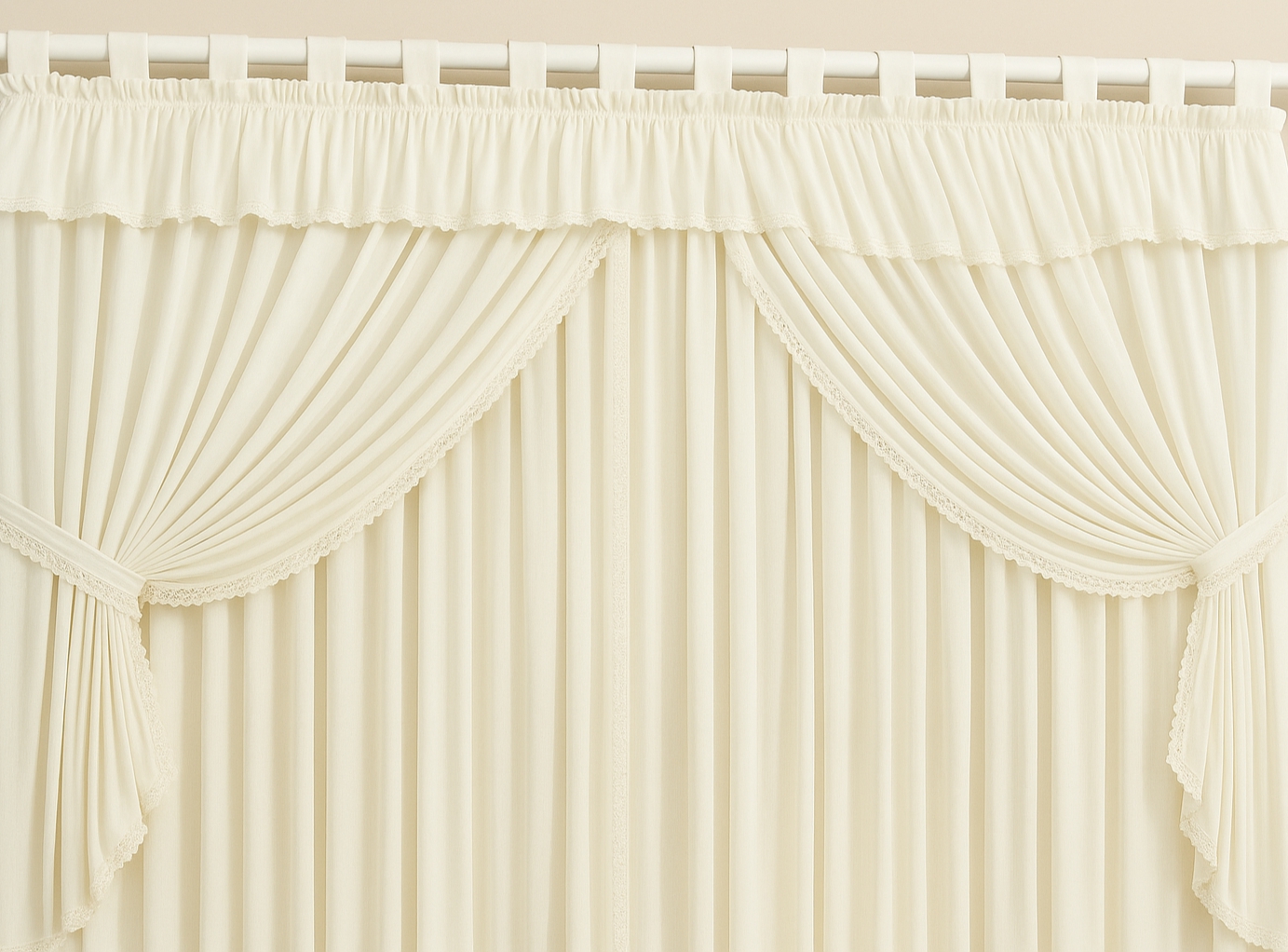 Cortina Chale com Alças