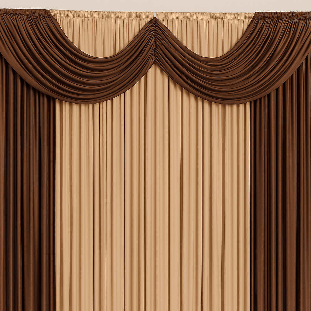 Cortina Chale com Gomos